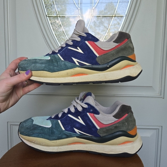 New Balance 57/40 Light Cliff Grey Multi Sneakers - Picture 7 of 12